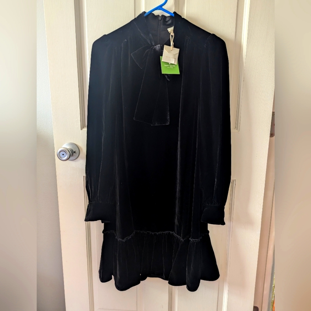 Kate Spade velvet swing dress